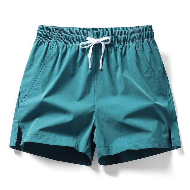 Pantalones cortos deportivos de secado rápido para hombre, finos e informales, ideales para correr y hacer ejercicio.