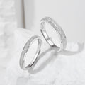 Anillos de Pareja “With You” — Plata de Ley 925 Diseño Minimalista