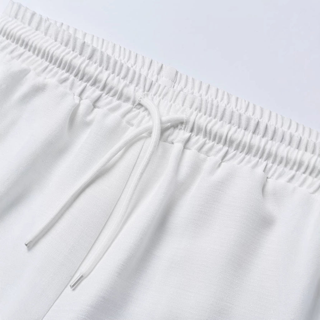 Conjunto de camisa y pantalón corto informal para hombre