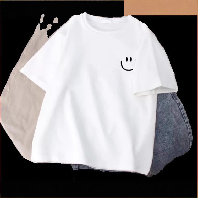 Camiseta minimalista de manga corta para niños