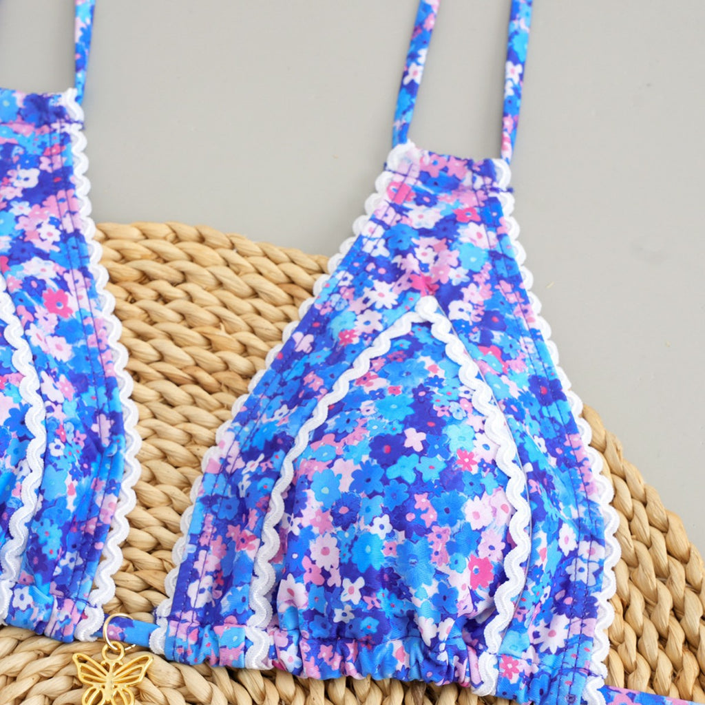 Bikinis de dos piezas estampado floral