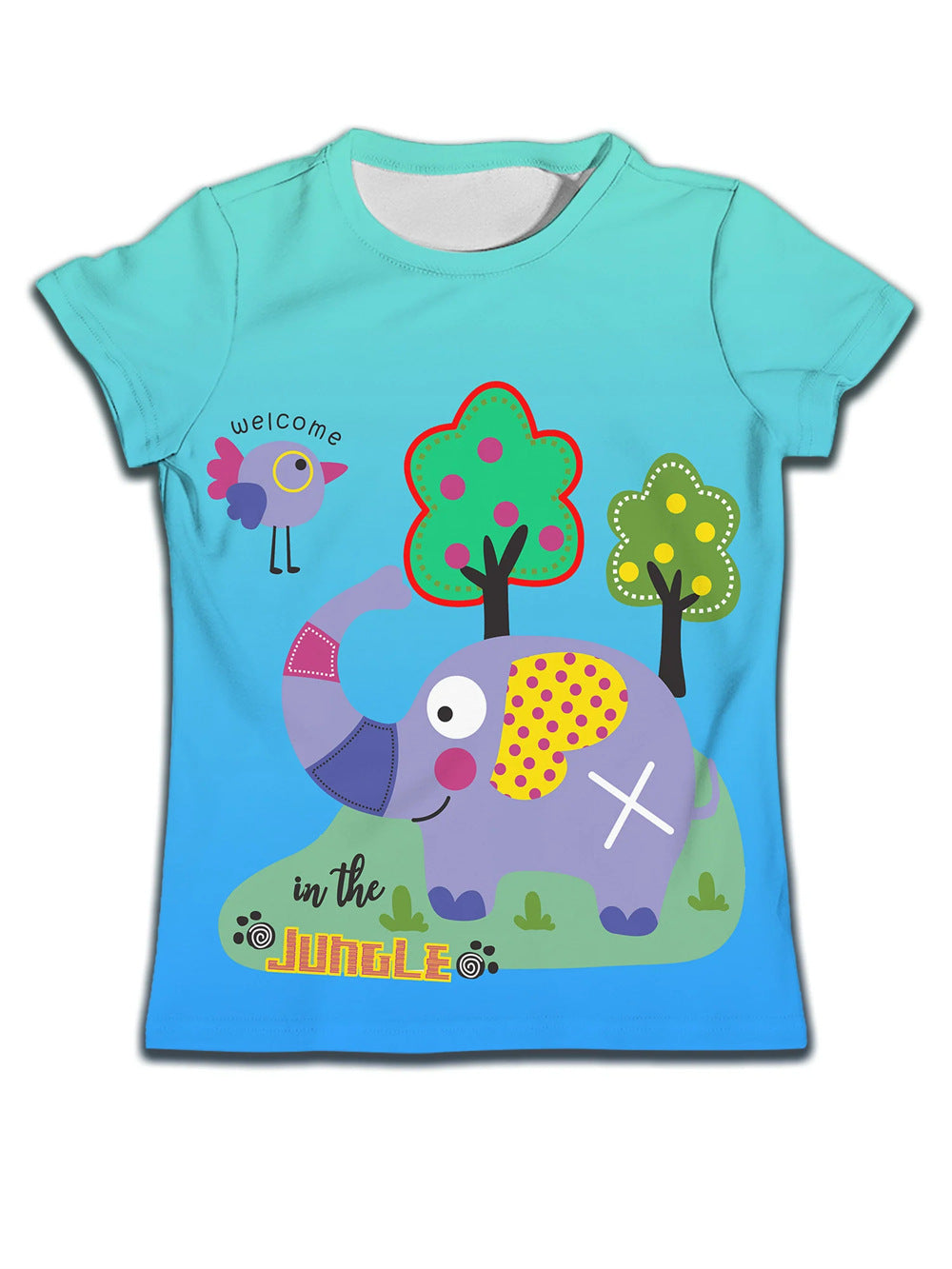 Camiseta Infantil con Estampado de Dibujo — Algodón Niños