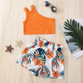 Conjunto para Niñas Top Tirante Un Hombro — Moda Infantil
