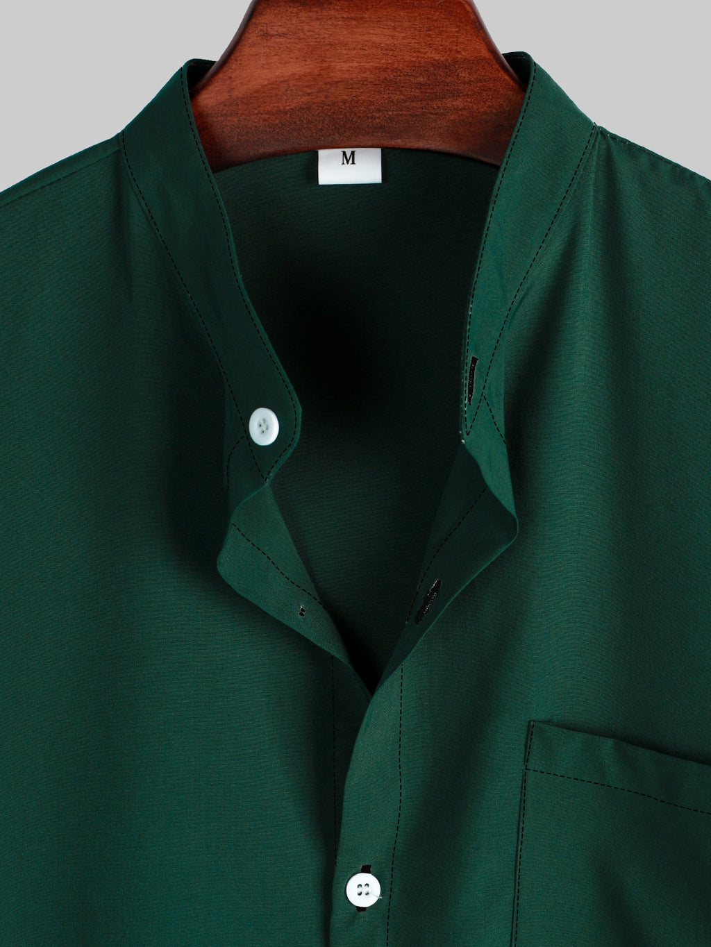 Camisa informal de hombre de color liso