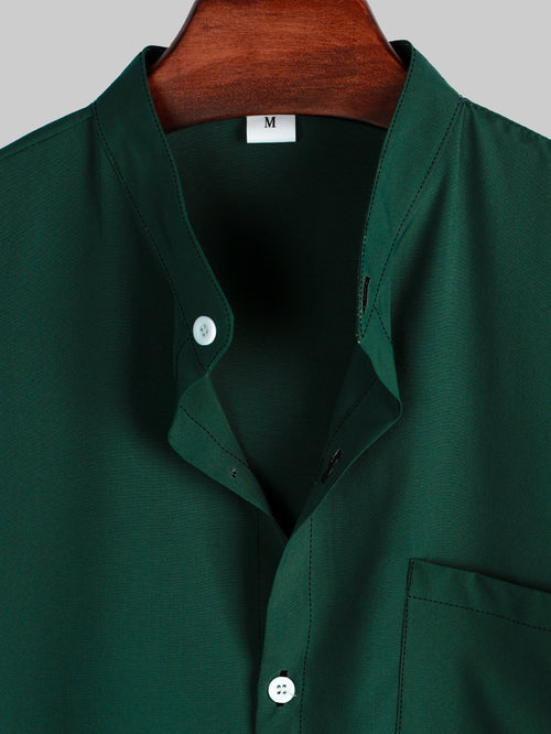 Camisa informal de hombre de color liso