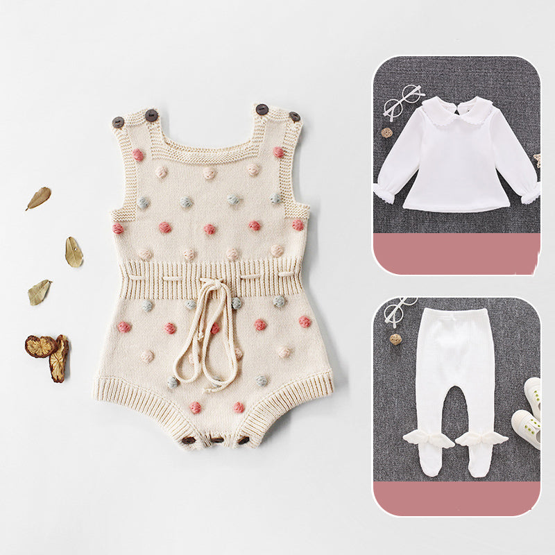 Pelele para bebé niña — suave y cómodo
