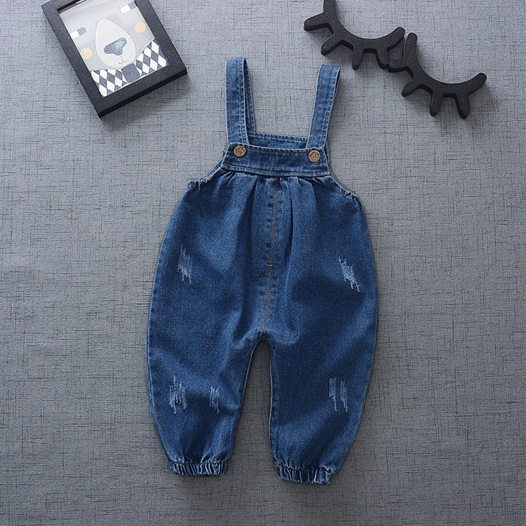 Mono Vaquero Estiloso para Niños — Peto Infantil con Tirantes
