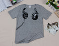 Camiseta Infantil de Manga Corta con Estampado Colorido — Algodón Cartoon