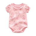 Body para Niña con Estampado de Flores — Algodón Bebé