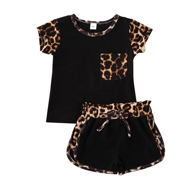 Conjunto Leopardo para Niña