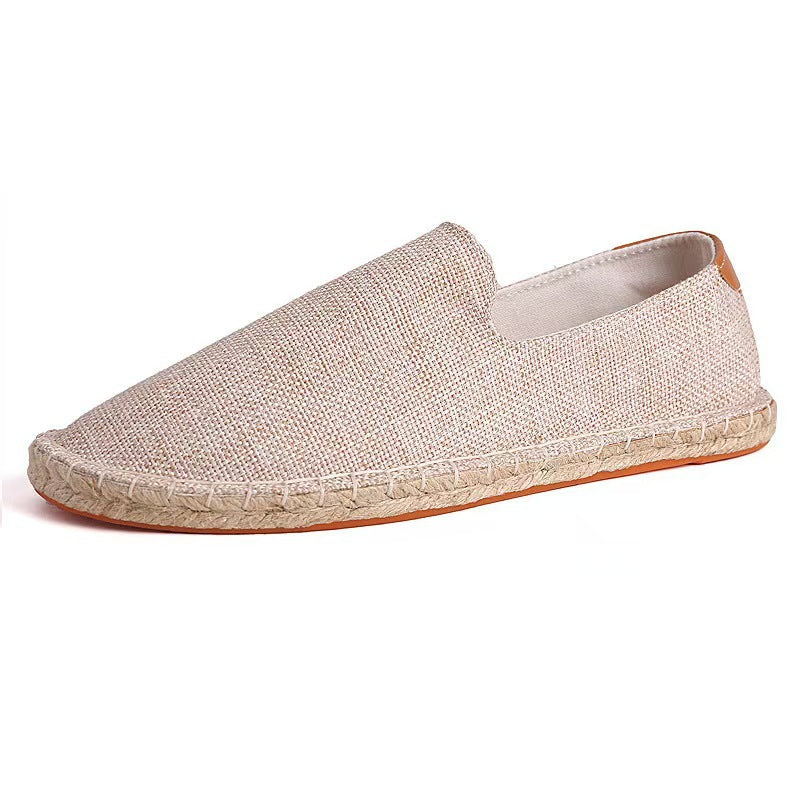 Zapatos de Lona para Hombre Mocasines Transpirables Sin Cordones