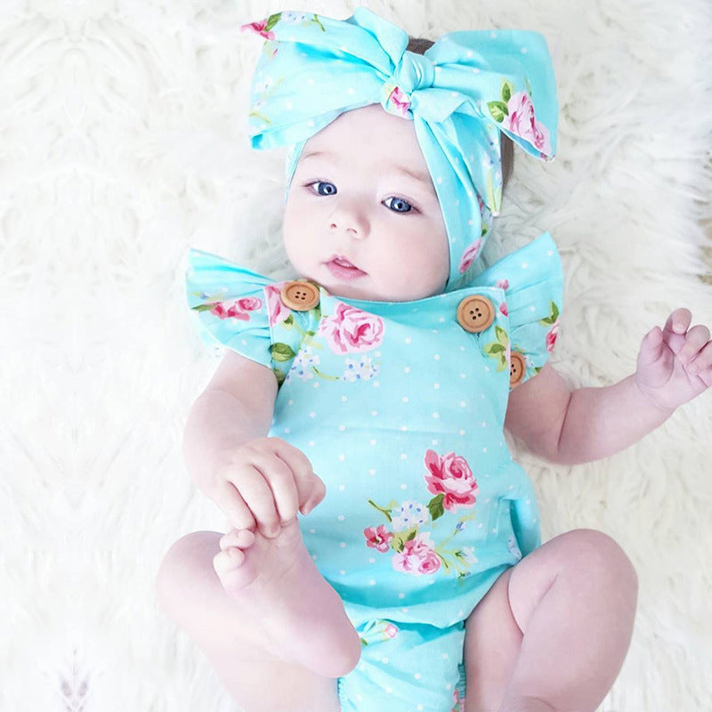 Pelele para Bebé Niña de Dos Piezas