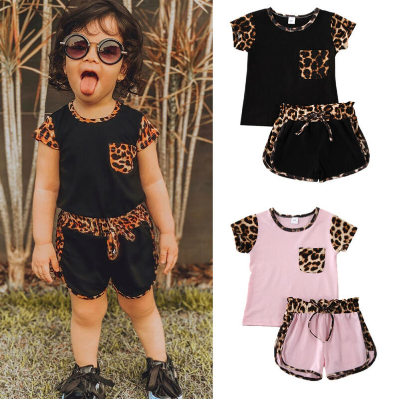 Conjunto Leopardo para Niña