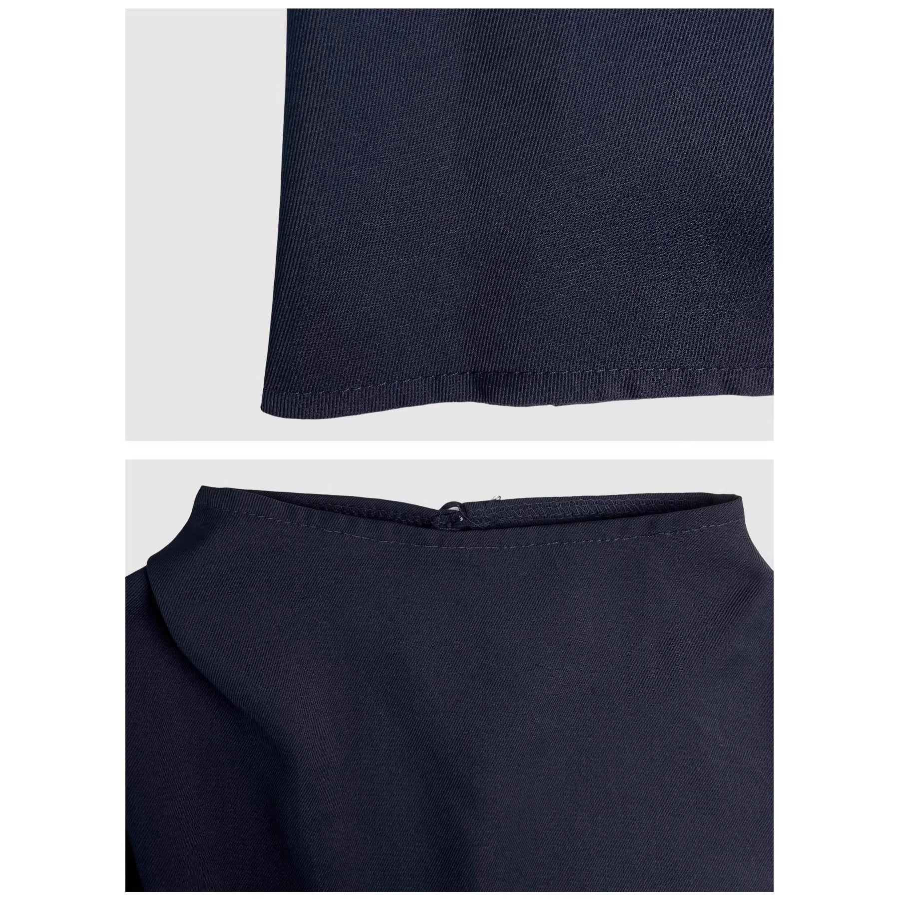 Vestido Sin Mangas de Cintura Alta para Mujer
