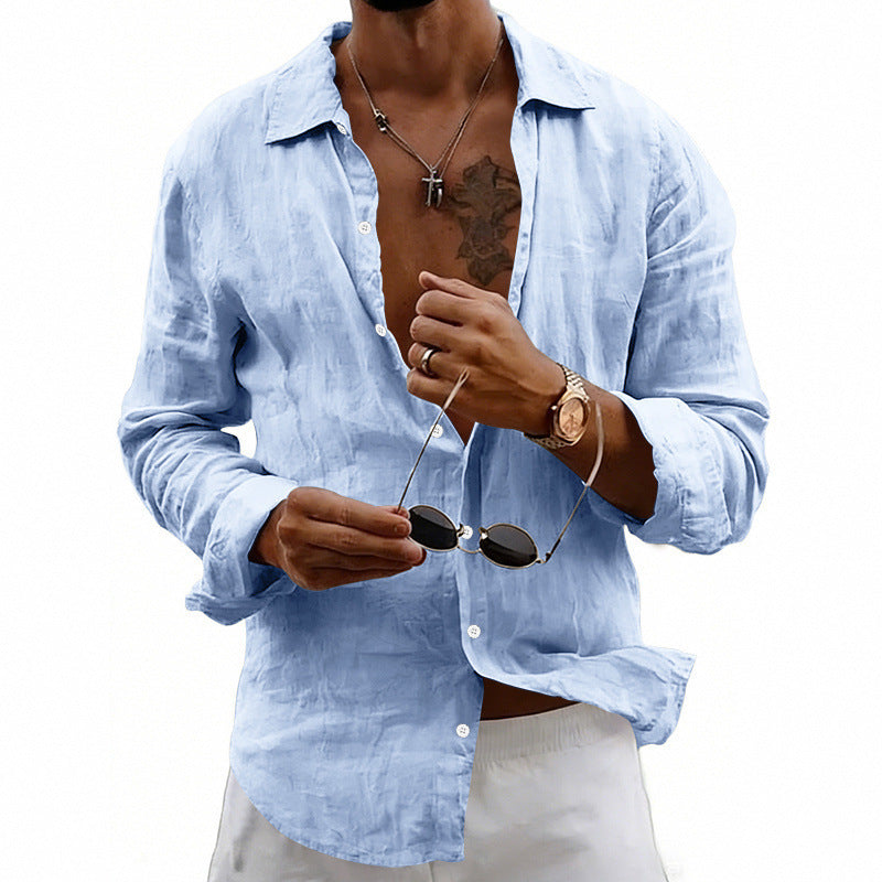 Camisa Versátil de Lino para Hombre