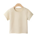 Camiseta de Manga Corta de Algodón para Niños — Suave y Versátil