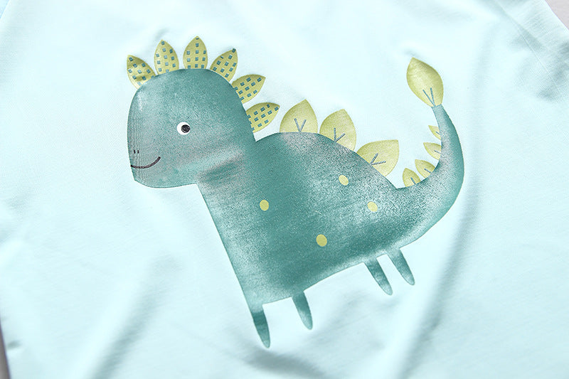 Traje de Baño para Niños con Estampado de Dinosaurios — Protección UPF 50+