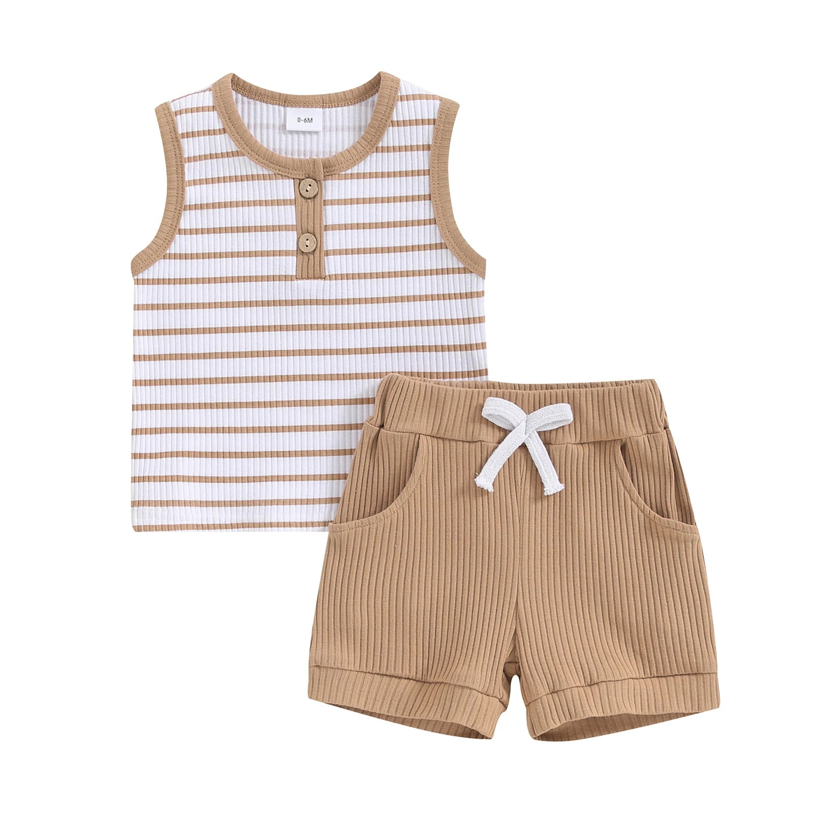 Conjunto de Dos Piezas para Niño — Cómodo y Versátil para el Verano