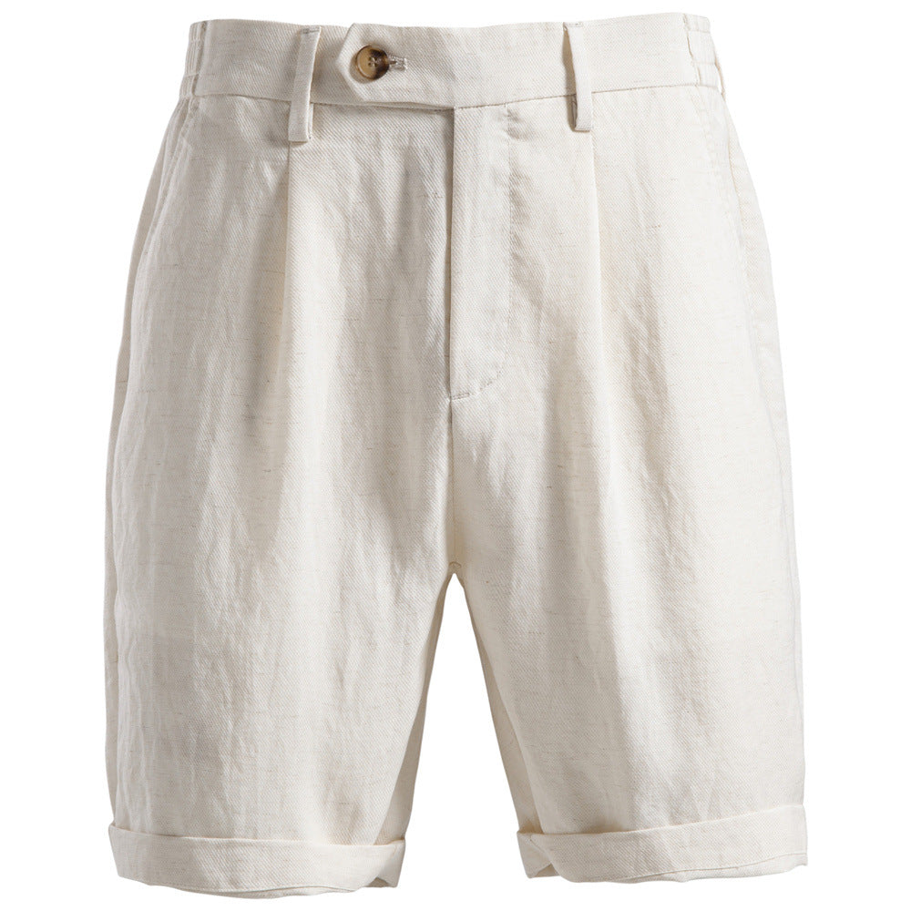 Pantalones cortos de algodón Lyocell de estilo clásico y elegante, ideales para ocasiones informales