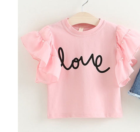 Conjunto de Verano para Niña Dos Piezas 3-8 Años