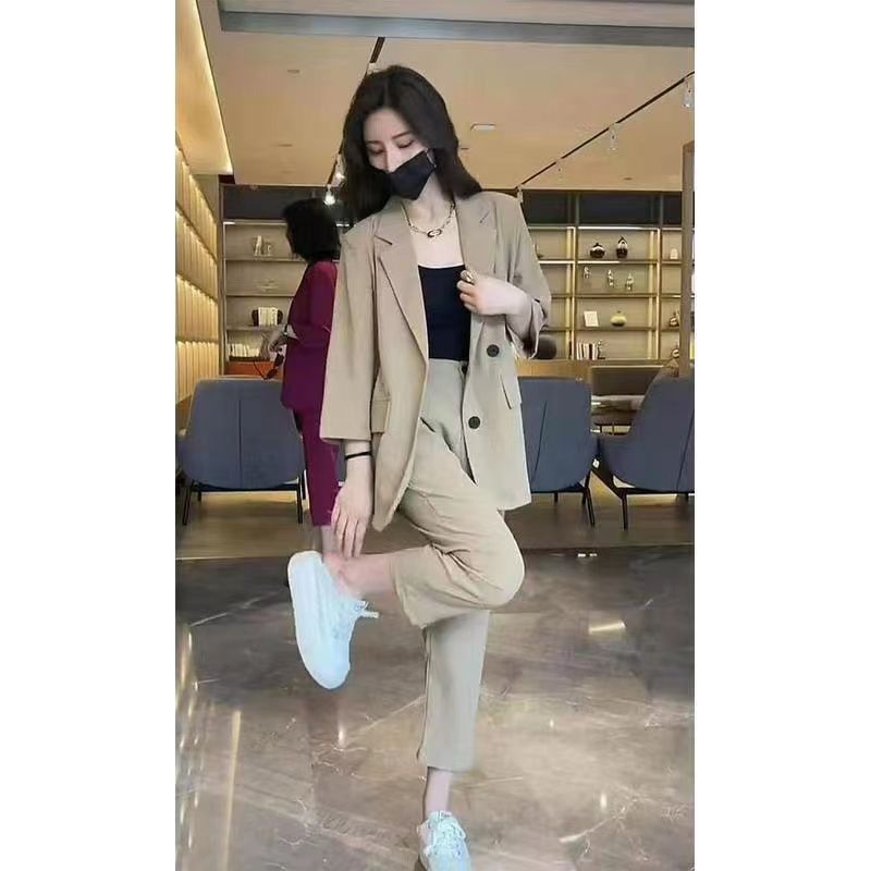 Conjunto Traje Elegante Mujer — Pantalón Formal y Chaqueta