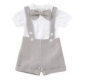 Pelele de Vestir para Bebé Niño con Pajarita — Elegante y Cómodo