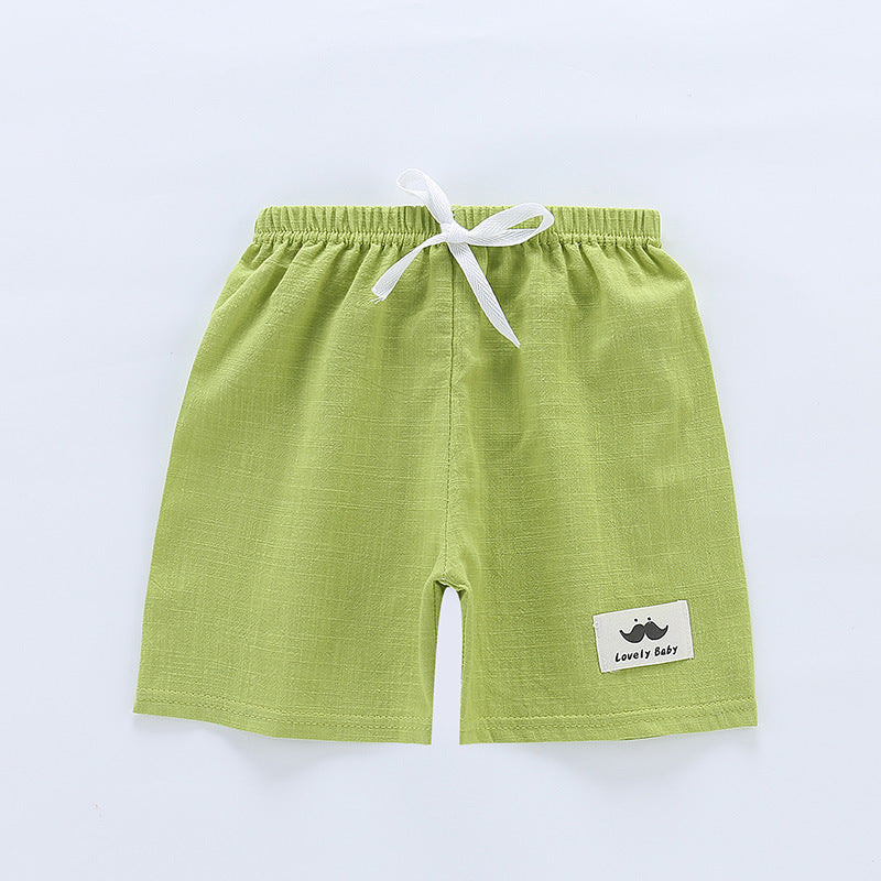 Pantalones Cortos de Algodón Fino para Niños — Suaves, Frescos y Versátiles