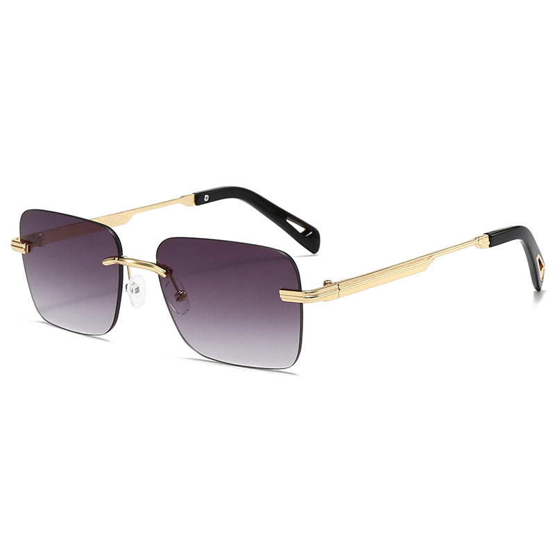 Gafas de sol cuadradas caladas para hombre y mujer.