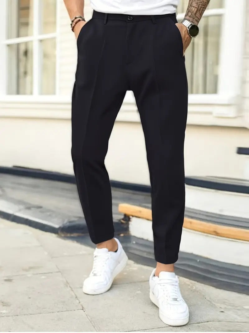 Pantalón de Vestir Ajustado para Hombre