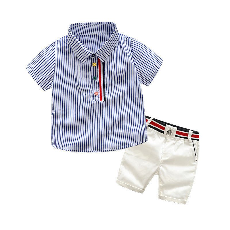 Conjunto de Camiseta y Pantalón Blanco para Niño — Fresco y Elegante
