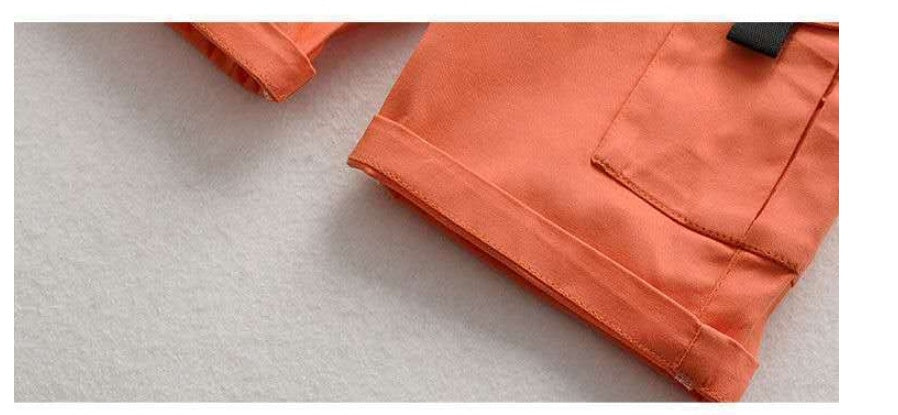 Pantalón Corto de Niño con Bolsillos — Algodón Casual
