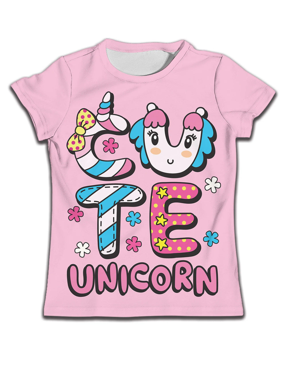 Camiseta Infantil con Estampado de Dibujo — Algodón Niños