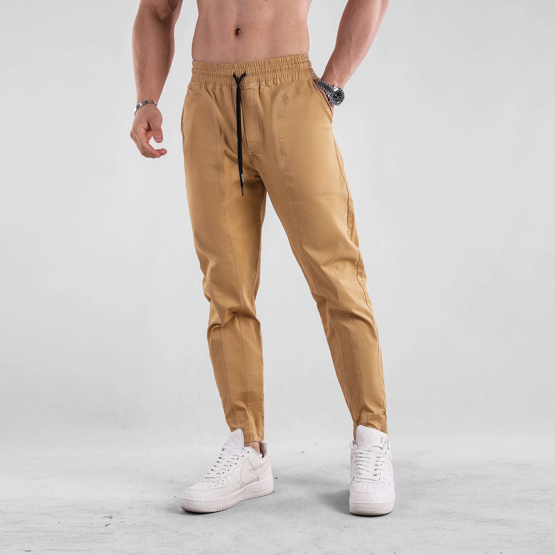 Pantalones deportivos finos y transpirables