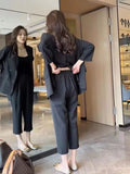 Conjunto Traje Elegante Mujer — Pantalón Formal y Chaqueta