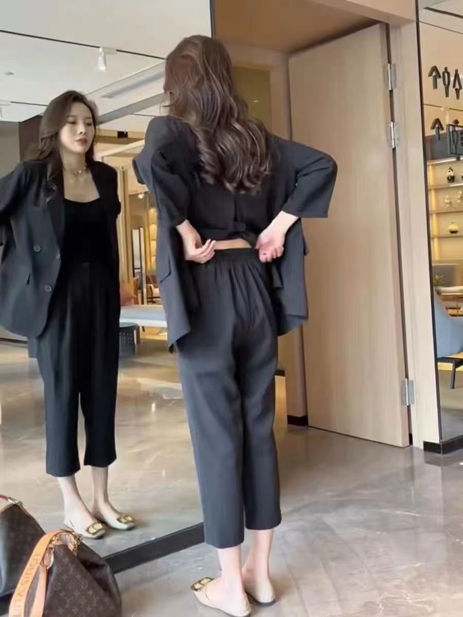 Conjunto Traje Elegante Mujer — Pantalón Formal y Chaqueta