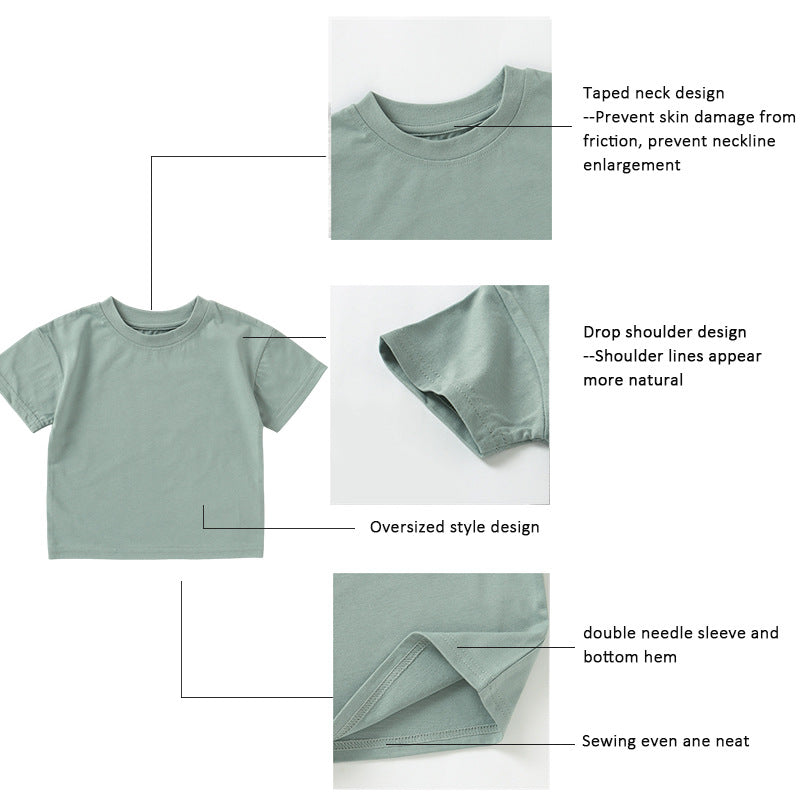 Organic Cotton Short Sleeve Short Set for Baby