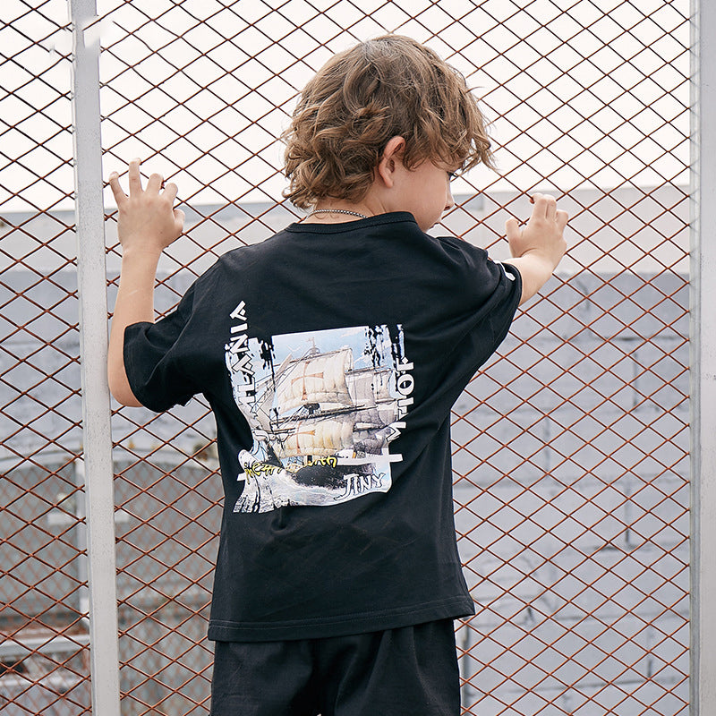 BOY'S T-SHIRT WITH PRINT