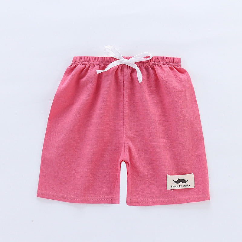 Pantalones Cortos de Algodón Fino para Niños — Suaves, Frescos y Versátiles