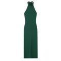 Fashion Women's Halter Midi Dress Spicy Girl Style