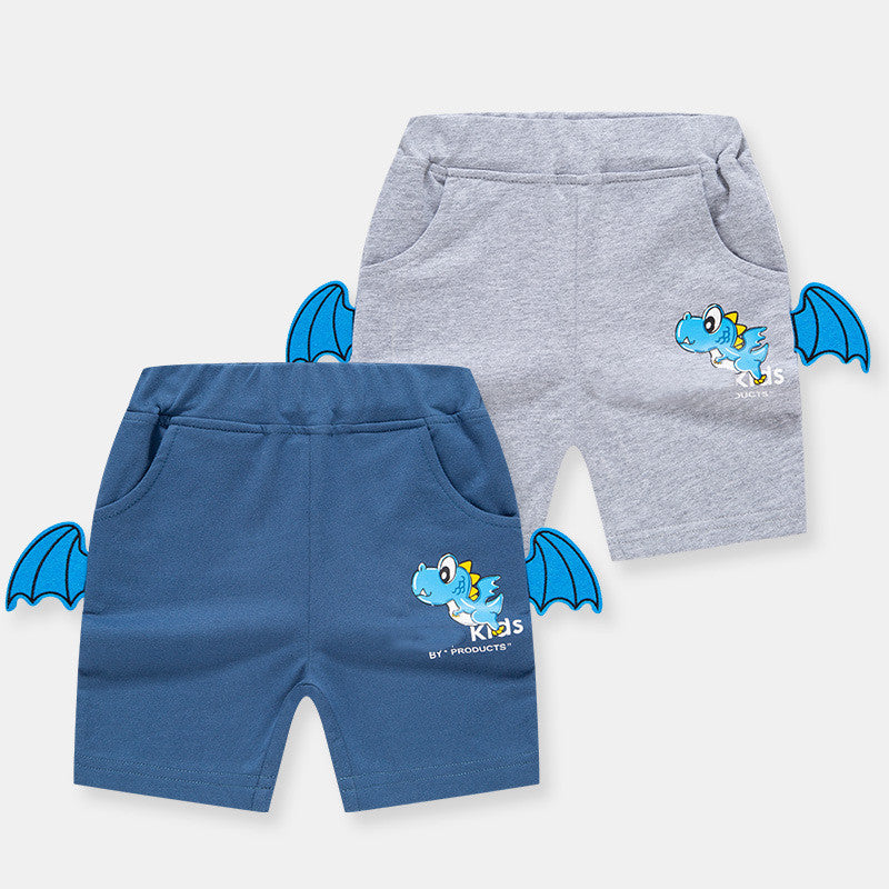 Pantalones Cortos de Verano con Estampado de Dinosaurios 3D para Niños