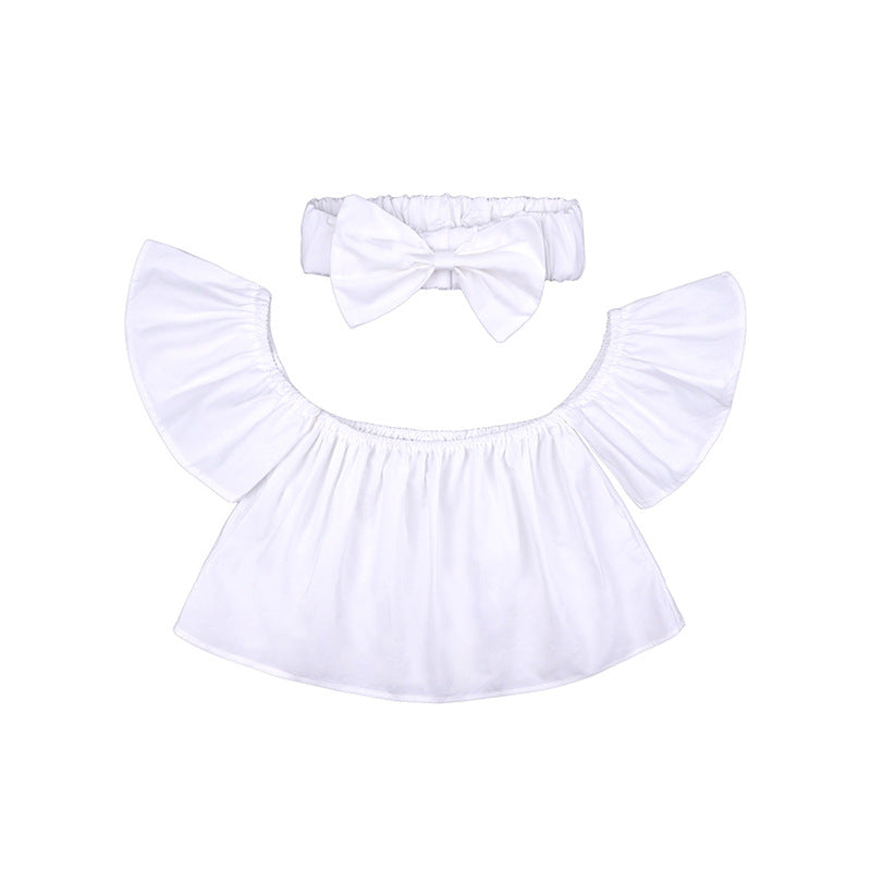 Conjunto 3 piezas niña — algodón suave tallas 80–130 cm
