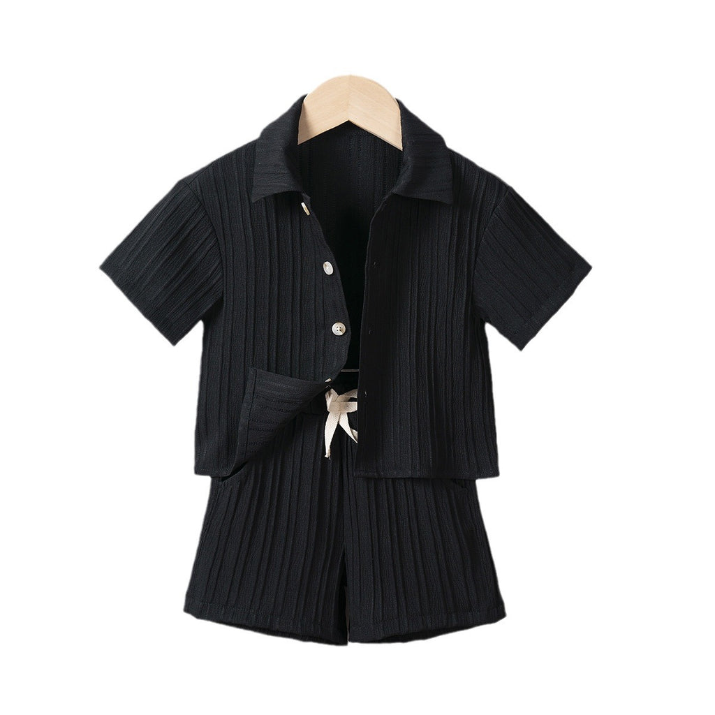 Conjunto de Moda para Niño: Camisa y Pantalón Dos Piezas — Estilo y Comodidad