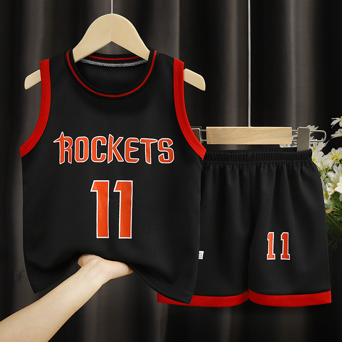 Ropa infantil de baloncesto — conjunto deportivo para niños