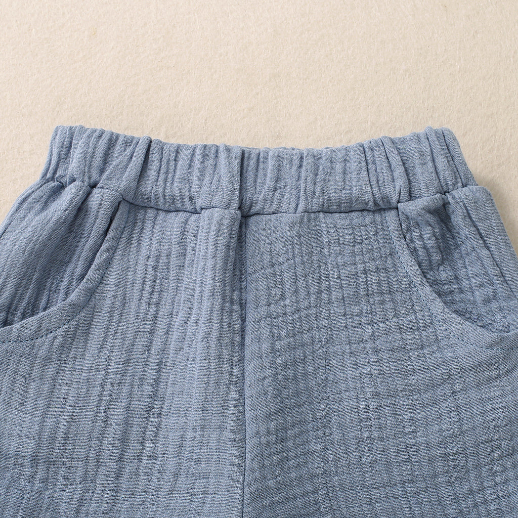 Conjunto de Camiseta y Pantalón Corto de Vestir para Niño — Elegante y Cómodo