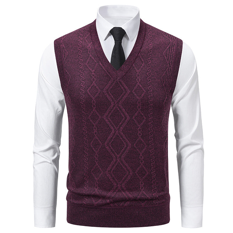 chaleco ajustado cuello en v