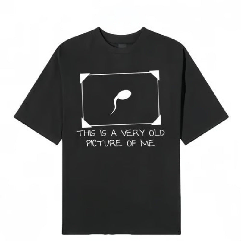 Camiseta de hombre con estampado digital 3D, moderna y única.