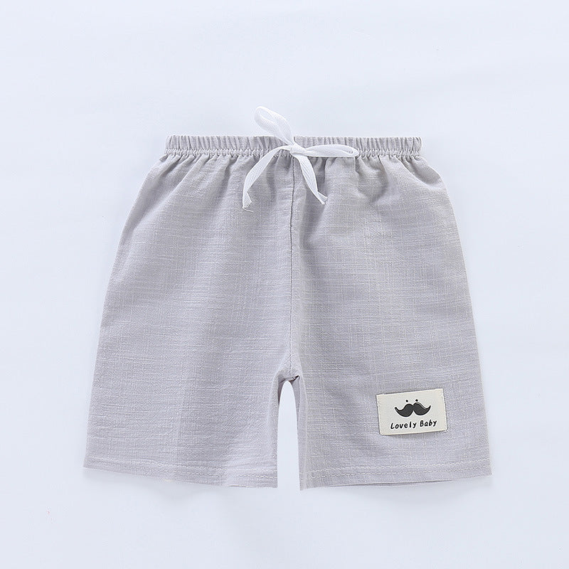 Pantalones Cortos de Algodón Fino para Niños — Suaves, Frescos y Versátiles