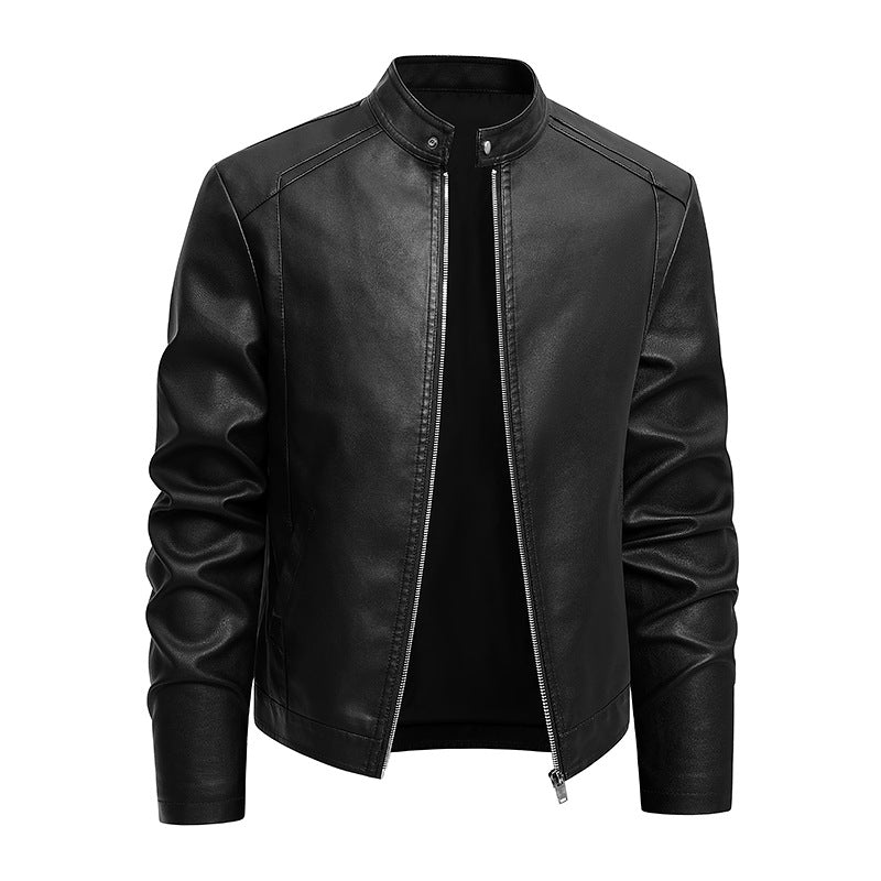 MEN'S FAUX LEATHER JACKET