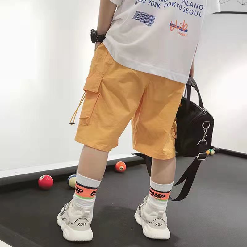 Pantalones Cortos de Moda para Niños — Estilo Cargo Coreano