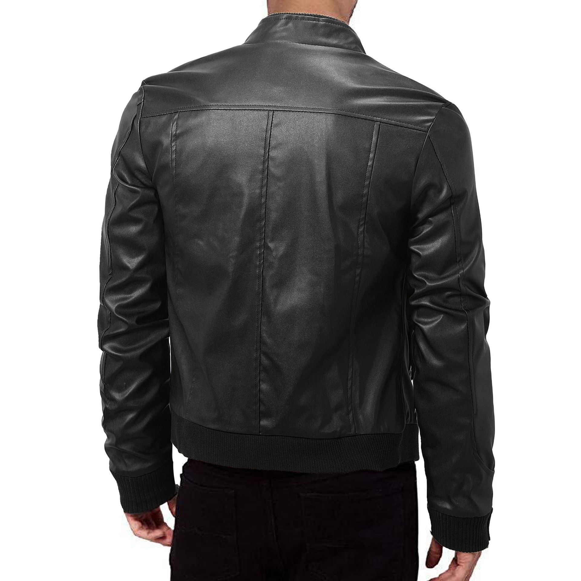 CHAQUETA DE CUERO PARA HOMBRE